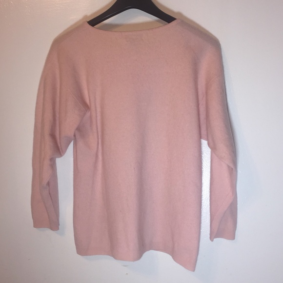Talbots Pink Cashmere long-sleeved Sweater - Picture 2 of 7